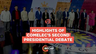 Rappler Recap: Highlights of Comelec’s second presidential debate