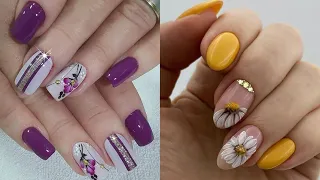 Fabulous and Stylish plain & Printed Nail Compilation Modern Nail Cutting to try in 2023