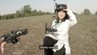 Lois 1st FPV Flight Diemerpark