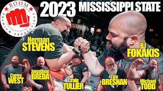 Legends and Heroes Show Up in Hattiesburg | 2023 Mississippi State Armwrestling Championship