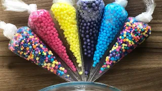 SPECIAL SERIES   Making FOAM Slime With Piping Bags ! Satisfying Slime Videos #