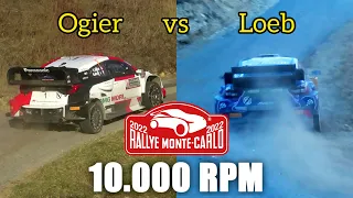 Ogier vs Loeb | Rallye Monte-Carlo 2022 | 10.000 RPM