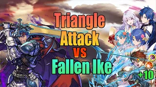 Fallen Ike vs. Monstrous TRIANGLE ATTACK defense! Fire Emblem Heroes [FEH]