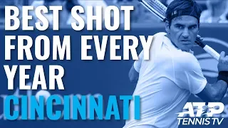 Best Shot From Every Year At The Cincinnati Masters!