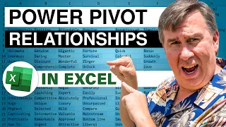 Excel - Creating Relationships in PowerPivot - Episode 1229