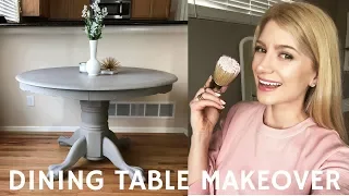 DIY Dining Room Table Makeover 2018