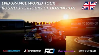 RCI TV | World Tour Round 3 - 3-Hours of Donington | Invitational Split | Live Commentary