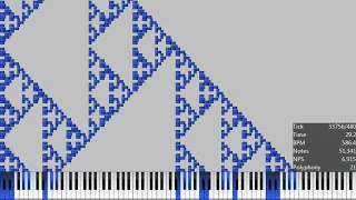 [BLACK MIDI] [Nut Midi] sierpinutski 11.9 Million