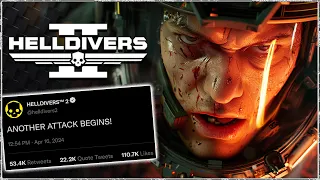 Helldivers 2 NEW Major Order vs. The Bot BIG GUNS! (New Update As Well)