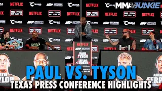 'I Think You're Suicidal': Mike Tyson Warns Jake Paul | Arlington Press Conference Highlights