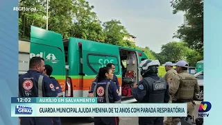 Menina de 12 anos com parada respiratória é salva na Ponte Pedro Ivo pela Guarda Municipal