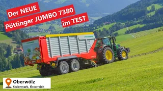 Der NEUE Pöttinger JUMBO 7380 im TEST: Härteeinsatz am Hang | Landtechnik Murtal