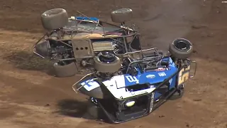 HIGHLIGHTS: USAC NOS Energy Drink National Midgets | Placerville Speedway | November 17, 2022