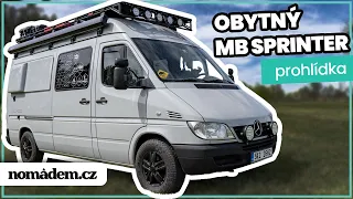 Obytný MB Sprinter 316 CDI pro dva lidi a psa - prohlídka