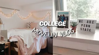 COLLEGE MOVE IN DAY VLOG 2019// PENN STATE SOPHOMORE YEAR