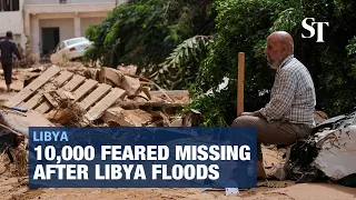 10,000 feared missing, city in ruins after Libya floods