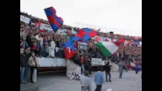 Ultras Catania - tifo curva nord in azione - amarcord