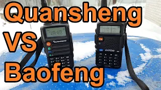 Тест приемника Quansheng TG-KT2AT(UV) и Baofeng UV-5R