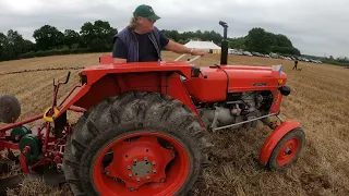 1967 Zetor 3011 2.3 Litre 3-Cyl Diesel Tractor (39 HP) with International Plough