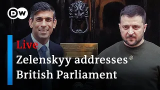 Live: Ukraine's president Zelenskyy address to the British Parliament | DW News