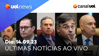 🔴 STF tem maioria para condenar 1º réu do 8/1; análise dos votos, bate-boca de Moraes e Mendonça e+