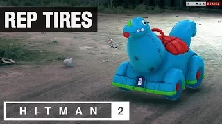 HITMAN 2 Colorado - "Rep Tires" Challenge (Easter Egg)