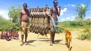 Hadzabe Tribe Made It Again With A Lot Of Monkeys...