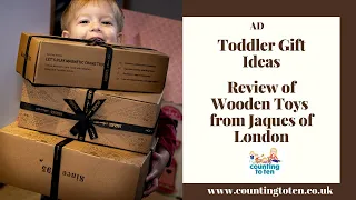 3 Great Toddler and Preschooler Wooden Toys: Gift Ideas with Jaques of London (AD)