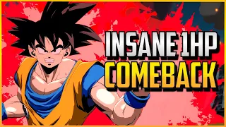 DBFZ ▰ Bro Really Made The 1 HP Comeback【Dragon Ball FighterZ】