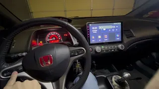 '05-'12 Honda Civic Si Dasaita Headunit Steering Wheel Controls Setup