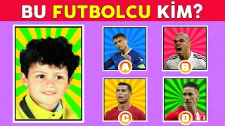 ÇOCUKLUK FOTOĞRAFLARINA Bakarak Futbolcuları Tahmin Edebilir Misin? #2 Ronaldo, Messi, Neymar vb.