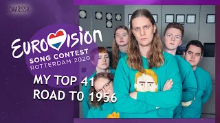 EUROVISION 2020: MY TOP 41 // ROAD TO 1956