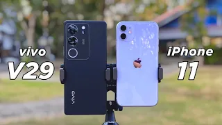 FANBOY JANGAN BAPER‼️ Adu Kamera vivo V29 vs iPhone 11