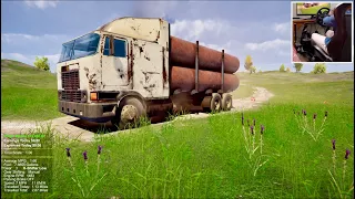 Pipe Delivery in The Hills - My Truck Game | Early Access Gameplay | Moza R9