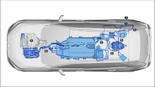 Обслуживание гибрида Toyota Rav4 XA50/ замена масла в трансмиссии и в электромоторе