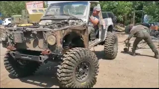 Nissan Patrol мосты Unimog 404