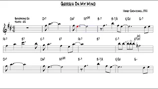 Georgia On My Mind - Hoagy Carmichael SAX ALTO