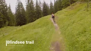Riding the Blindseetrail with XC Mountainbikes