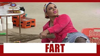 Bigg Boss 14 Update:Rakhi Sawant farts after cleaning house, says, "sorry Bigg Boss gas nikal gaya'