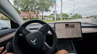 Tesla Model 3 Full Self Driving First Time Reactions (Not professionally done - see description)