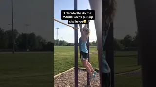 I did the Marines Pull Up challenge. Here’s how I did… #fitness #marines #usmc #military