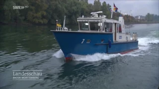 Auf Streife mit der Wasserschutzpolizei in Kehl