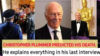 R.I.P Christopher Plummer. His last interview is so inspiring.