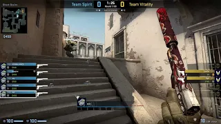 CS:GO POV Demo Spirit mir (26/20) vs Vitality (de_dust2)