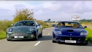 Aston Martin Vanquish vs Ferrari 575 | Part 2 | Top Gear