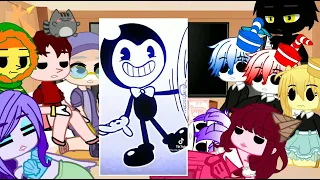 Los personajes del show de cuphead reaccionan a tiktok de bendy