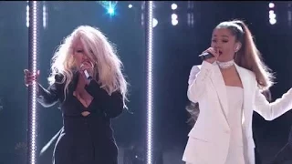 Ariana Grande & Christina Aguilera - Into You/Dangerous Woman (Live on The Voice Final 2016) HD