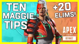 10 Must Know Mad Maggie Tips & A 20 Elim Maggie Game! - Apex Legends Season 12 Defiance