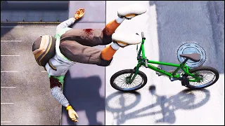 GTA 5 BMX Stunt Fails Episode 07 (Euphoria Physics Showcase)