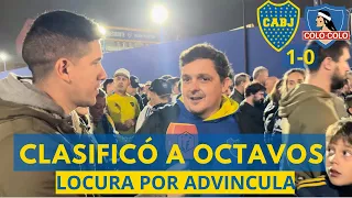 #Boca 1 - 0 #ColoColo | #CopaLibertadores | Reacción con los hinchas